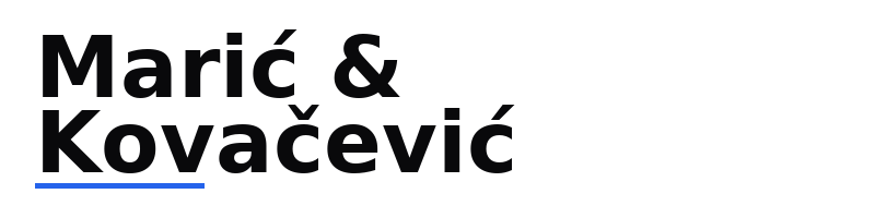 Marić & Kovačević logo